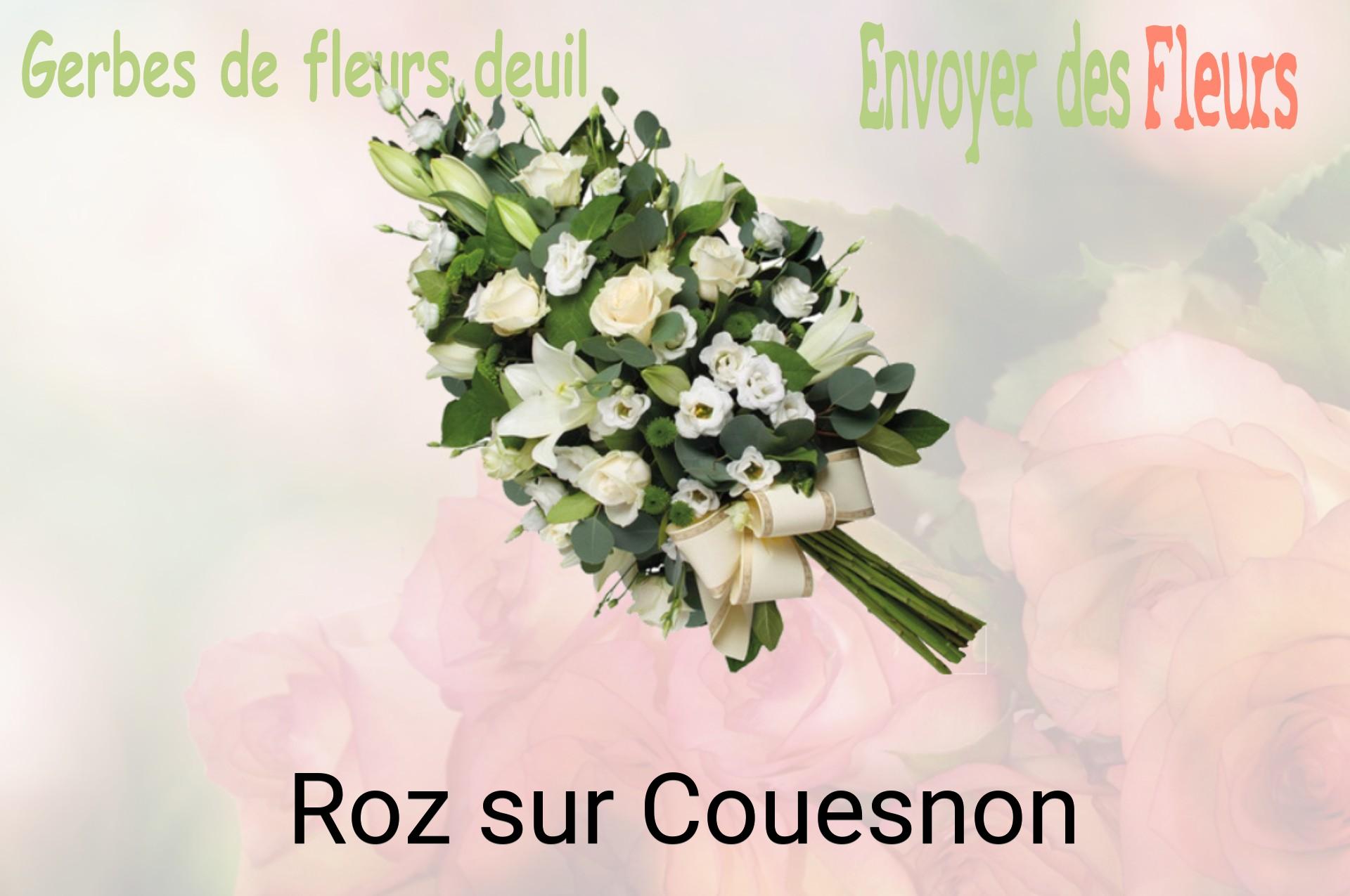 Gerbe de fleurs de deuil livrée à Roz-sur-Couesnon